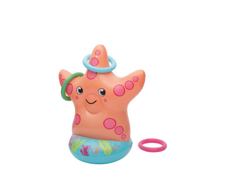 Opblaasbare ster met ringgooien: waterspeelgoed.