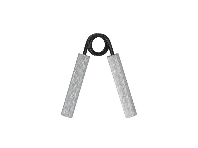 Handknijper met zwarte veer en grijze handvatten