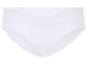 Witte dames bikinitop met overslag tailleband