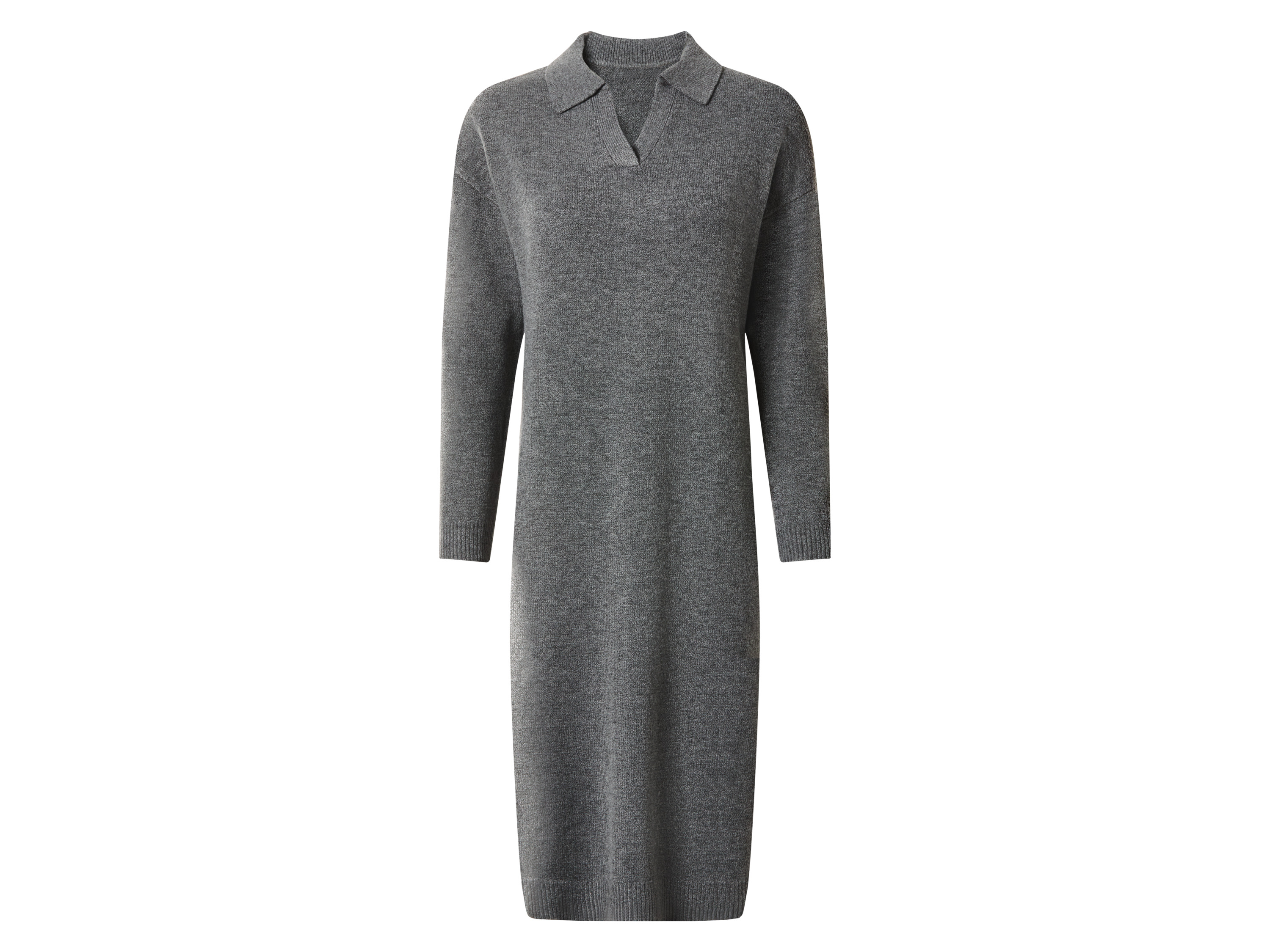 esmara Gebreide dames jurk (Grijs, M (40/42))