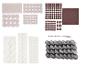 Viltglijders, viltkussentjes en transparante rubberen stootkussens voor meubelbescherming.
