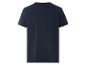 Donkerblauw heren t-shirt, achterkant.