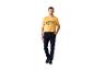 Herensportkleding: t-shirt en broek in casual stijl.
