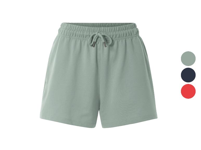 Lichte groene sweatshorts, verkrijgbaar in meerdere kleuren.