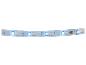 Witte LED-strip met zichtbare +24V en GND aansluitpunten.