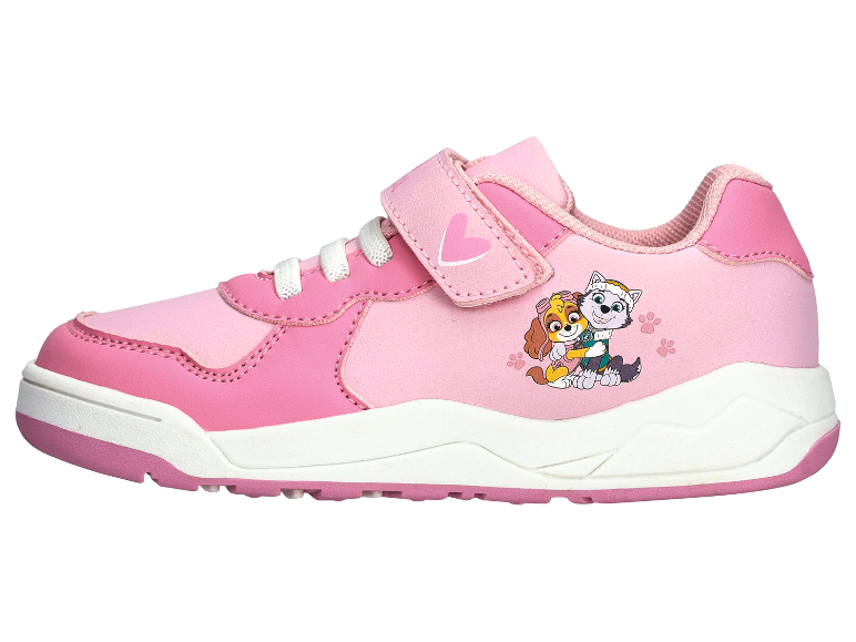 Roze meisjes sneakers met Paw Patrol print.