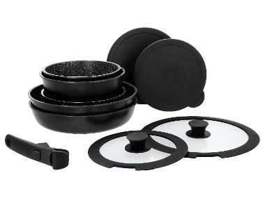 Lidl-shop SILVERCREST® 10-delige pannenset incl. afneembaar handvat aanbieding