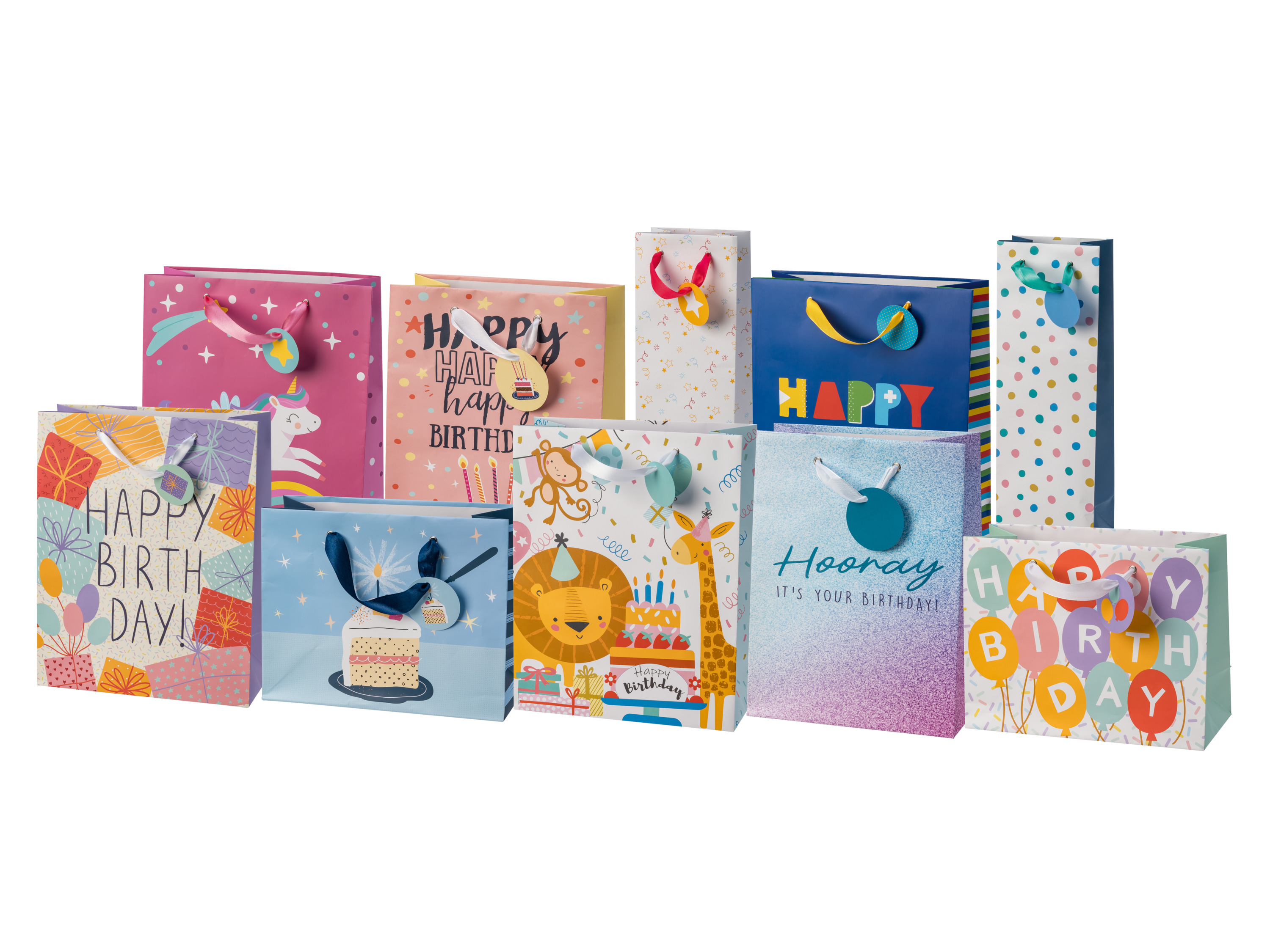 CRELANDO Set van 10 cadeautasjes (Party)