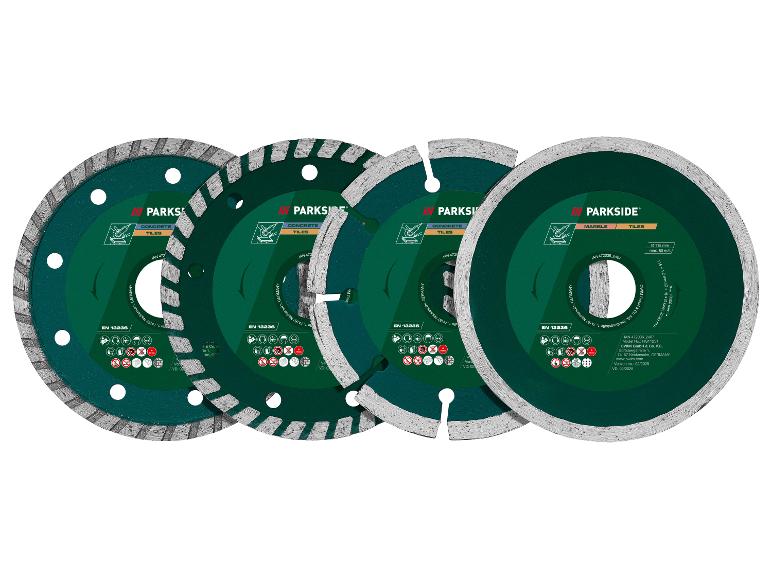 Parkside diamantschijven: beton, tegels, marmer.