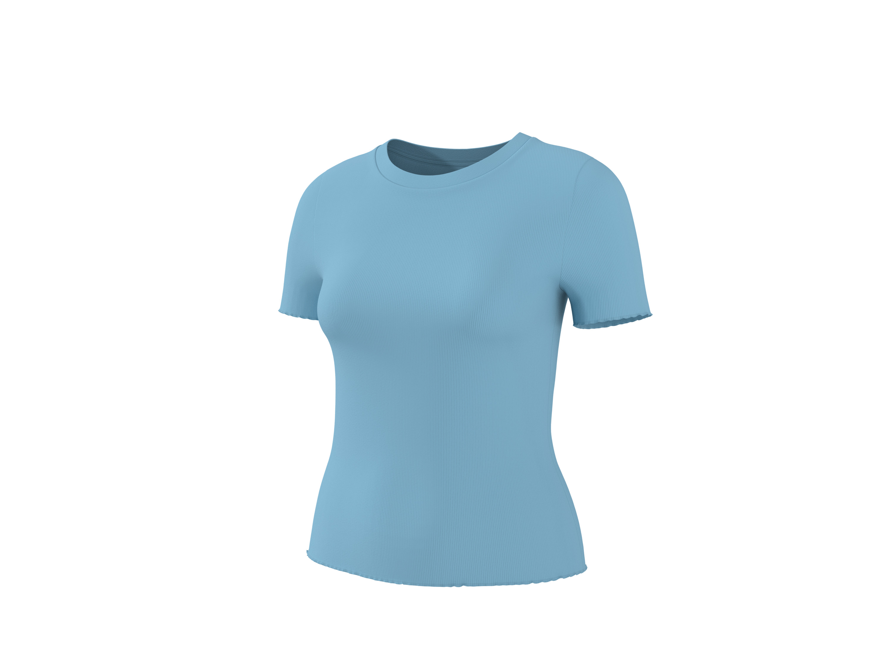 esmara Dames T-shirt (Blauw, M (40/42))