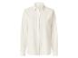 Witte damesblouse met lange mouwen