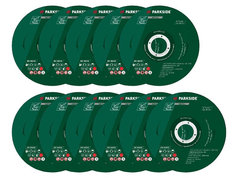 Parkside metalen snijschijven, 115 mm.