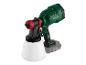 Parkside X20V Team spuitpistool met verfreservoir.