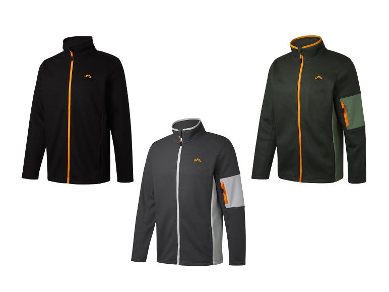 Drie ritsjacks in verschillende kleuren.