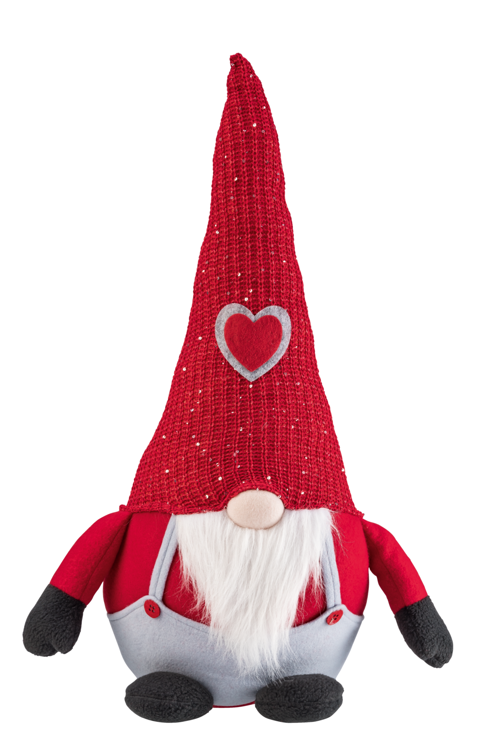 LIVARNO Decoratieve kerstkabouter XXL (Muts/rood)