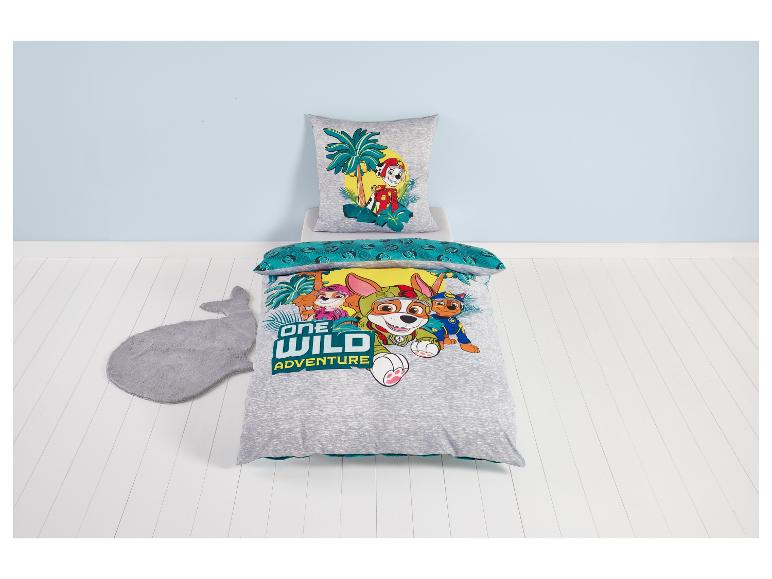 Paw Patrol beddengoed en kussen, jungle thema.
