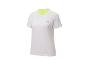 Wit Crivit sport shirt voor dames met neon gele details.