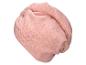 Roze microvezel haardoek voor het drogen van haar.