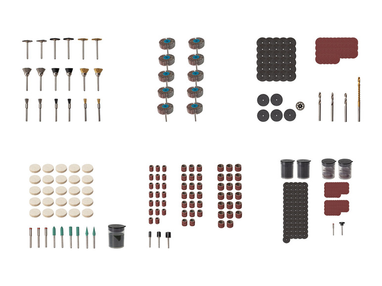 Ga naar volledige schermweergave: PARKSIDE Modelbouw- en graveer-accessoires-set - afbeelding 1