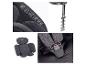 BabyGo i-Size R129 autostoel met 360 graden rotatie, traagschuim en ISOFIX met steunpoot.