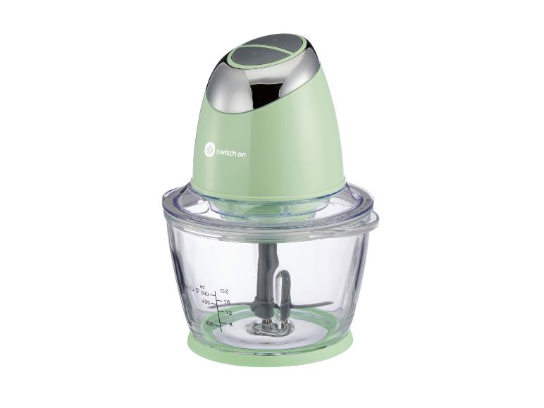 Switch On minihakselaar in pastelgroen.