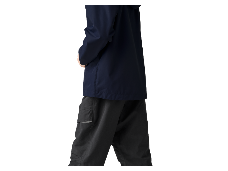 Donkerblauw sportjack en broek.