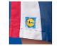 Lidl shorts in blauw, wit en rood.