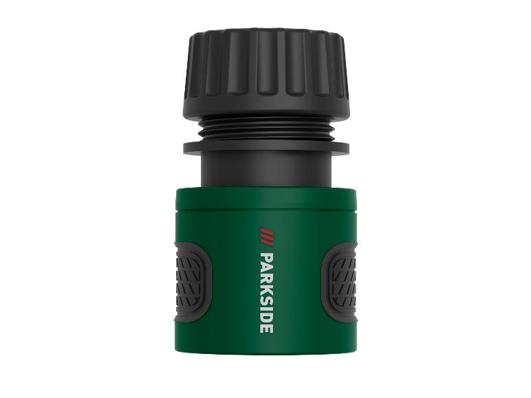 Parkside slangconnector in groen en zwart