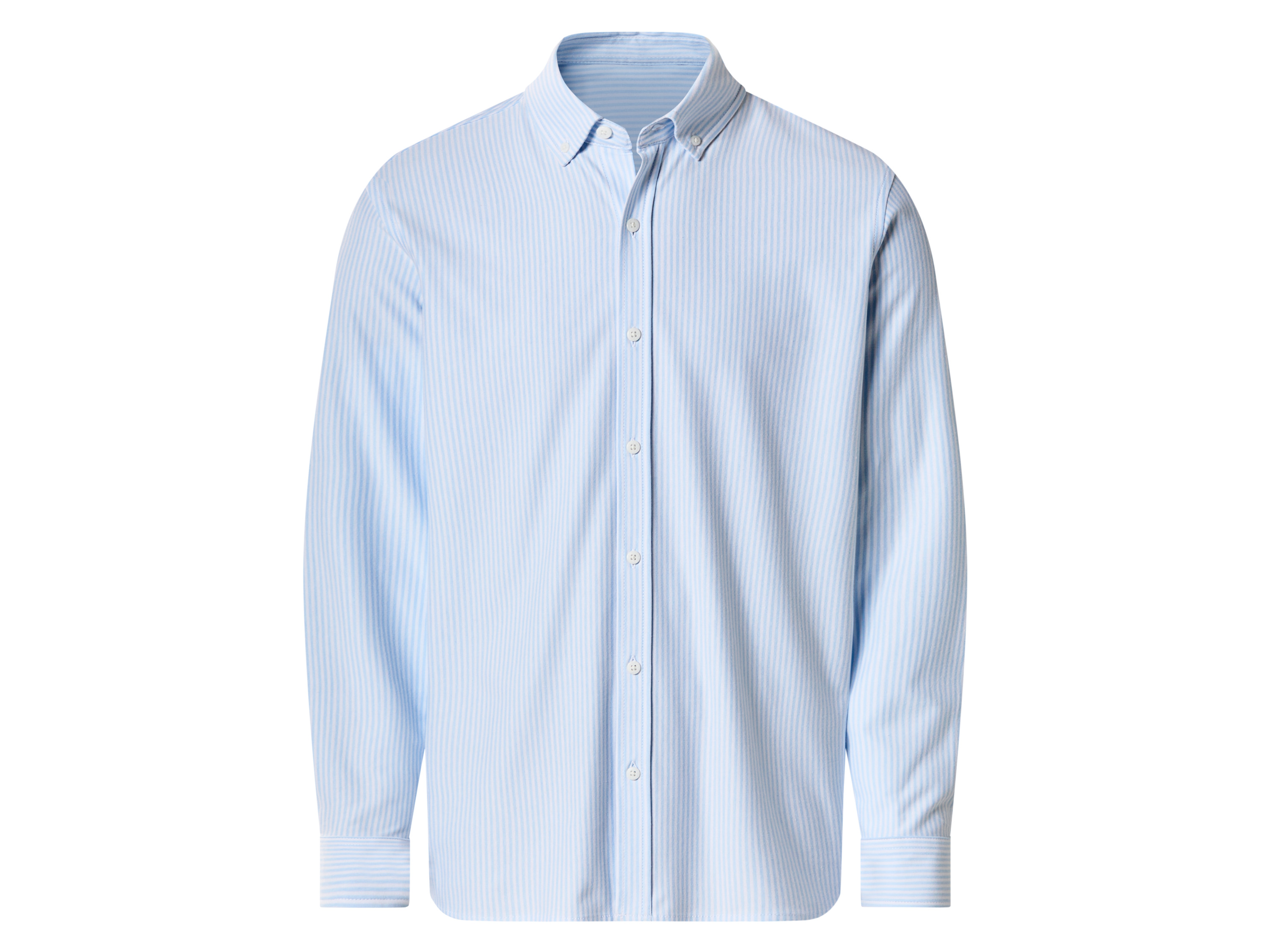 ESMARA MEN Heren overhemd (Blauw/wit, XXL (45/46))