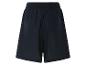 Donkerblauwe linnen shorts.