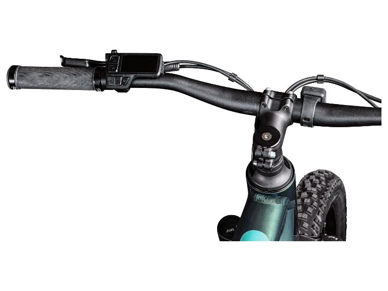 E-bike stuur met een digitaal display en een band met profiel.