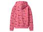 Roze hoodie met kerstprint van teckels.