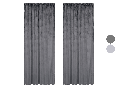 LOOKS by Wolfgang Joop Velours gordijnen 135 x 245 cm