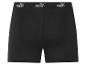 Zwarte Puma sport shorts: elastische tailleband met logo.
