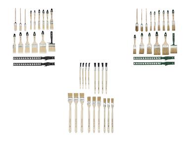 PARKSIDE® Kwastenset, 17-delig
