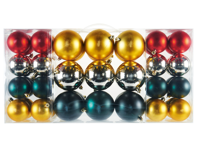 Ga naar volledige schermweergave: LIVARNO home Kerstballen 50 stuks - afbeelding 14