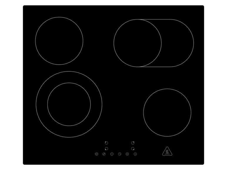 Ga naar volledige schermweergave: Respekta Frameloze keramische kookplaat KM5500-28 - afbeelding 2