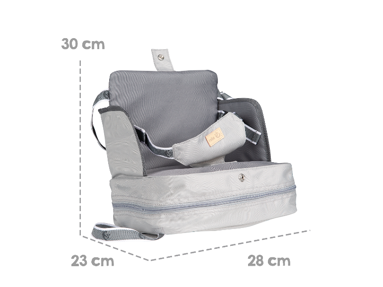 Roba draagbare kinderstoel, afmetingen 30x28x23 cm.