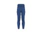 Blauwe high-waist trainingslegging met getextureerde panelen.