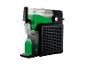SilverCrest slushie machine met groene drank en een glas.