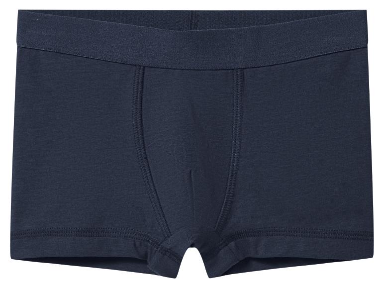 Donkerblauwe herenboxershort met elastische tailleband