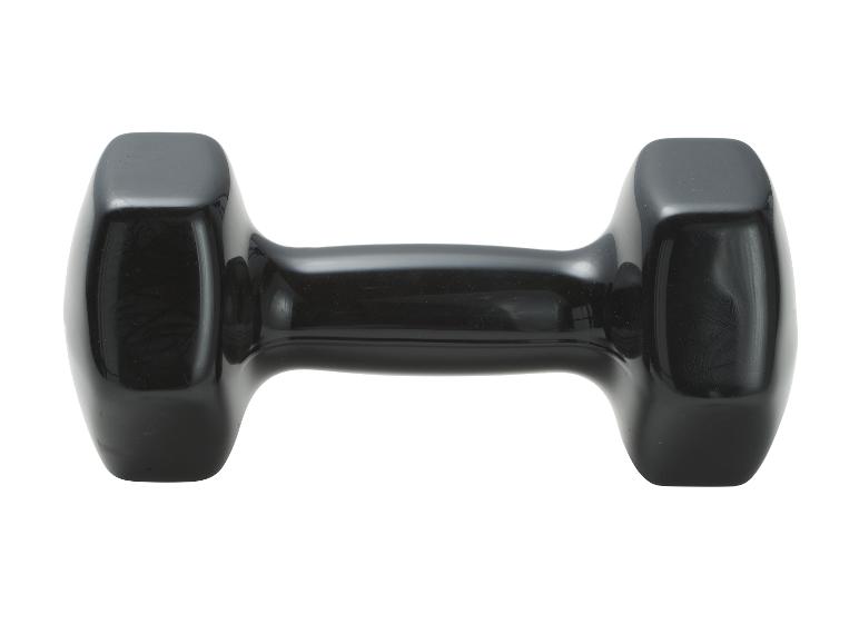 Zwarte halter met een glanzende afwerking