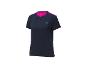 Crivit dames t-shirt, donkerblauw met roze details.