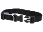 Zwarte Zoofari hondenriem met gesp.