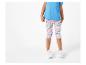 Kinder leggings met schelpjes print en blauw t-shirt.