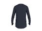Donkerblauw shirt met lange mouwen, achteraanzicht