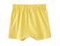 Gele gebreide babybroekjes met elastische tailleband