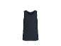 Donkerblauw basic heren mouwloos shirt