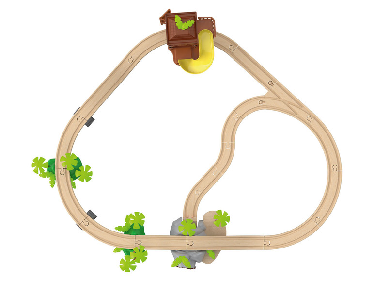 Ga naar volledige schermweergave: Playtive Houten treinbaanset - afbeelding 4