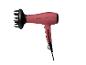 Een roze haardroger van Silvercrest met een diffuser.